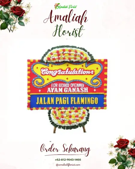Sewa Papan Bunga Ilir Barat Ii